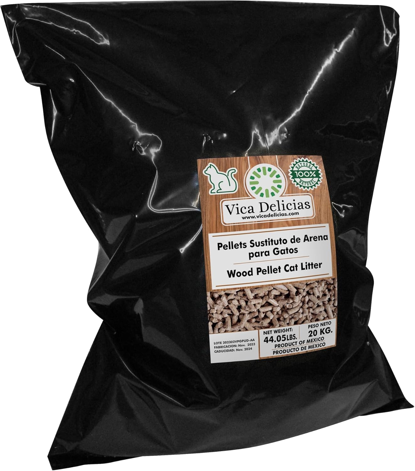 Cat and Pet Litter Replacement, Pellets 20 kg