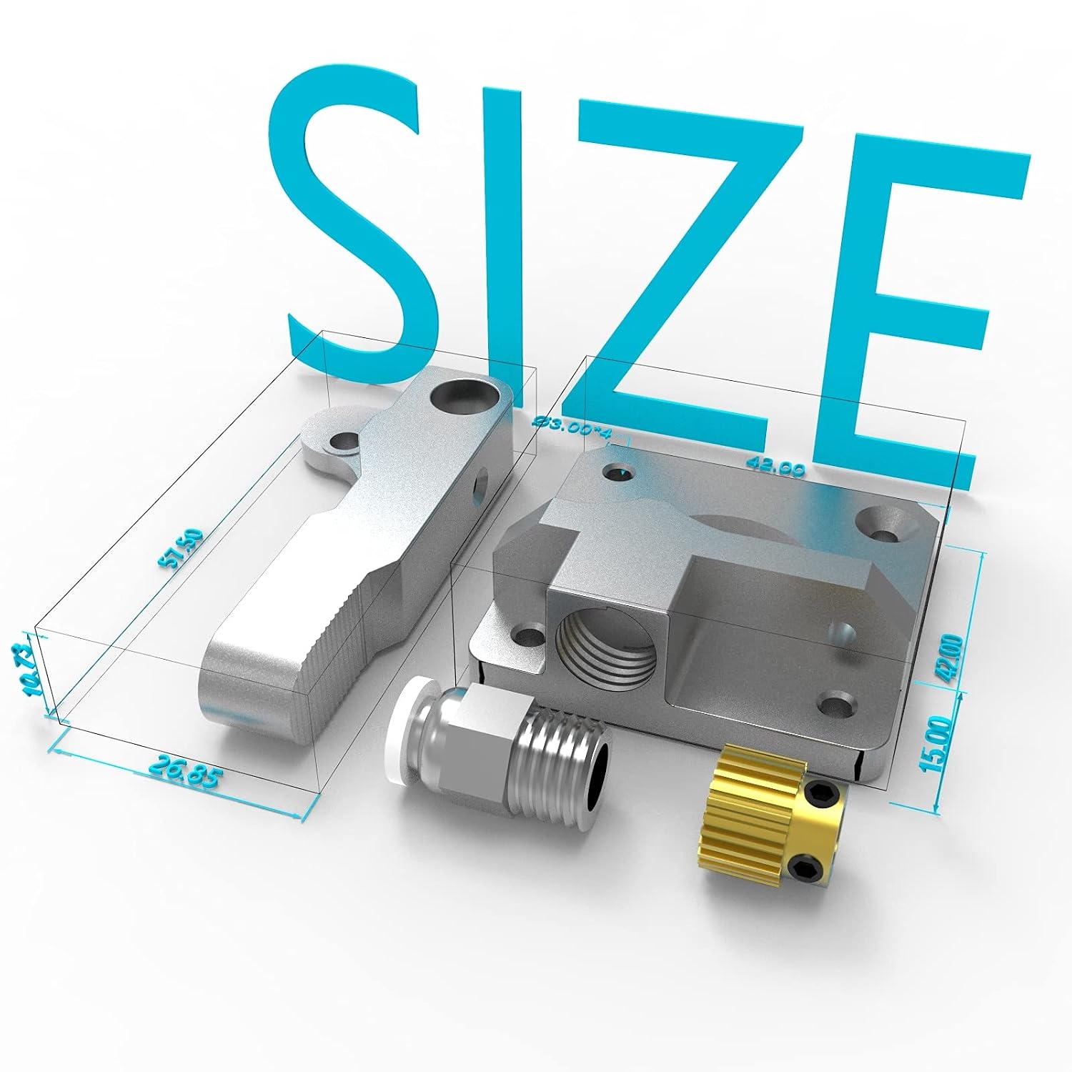 Lysee 3D Printer Parts & Accessories - Facotry Supply 3D Printer extrude kit for CR-10 V2 Printer