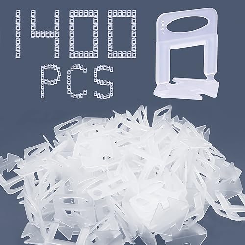 Miniatura 10 de 400 piezas de cuñas reutilizables para sistema de nivelación de azulejos, adecuadas para espaciadores de 18 pulgadas, espaciadores de 116 pulgadas,