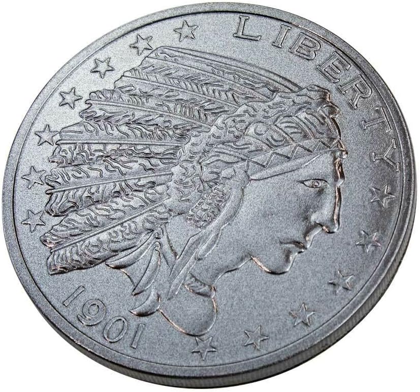 Aeromach CI-1050D Antique Nickel Coin/Medallion Horn Cover for 2014+ Indian Chief, Chieftain, Dark Horse, Springfield & Roadmaster Model with Thunderstroke Engine - Adhesive Backed Foam - Made in USA