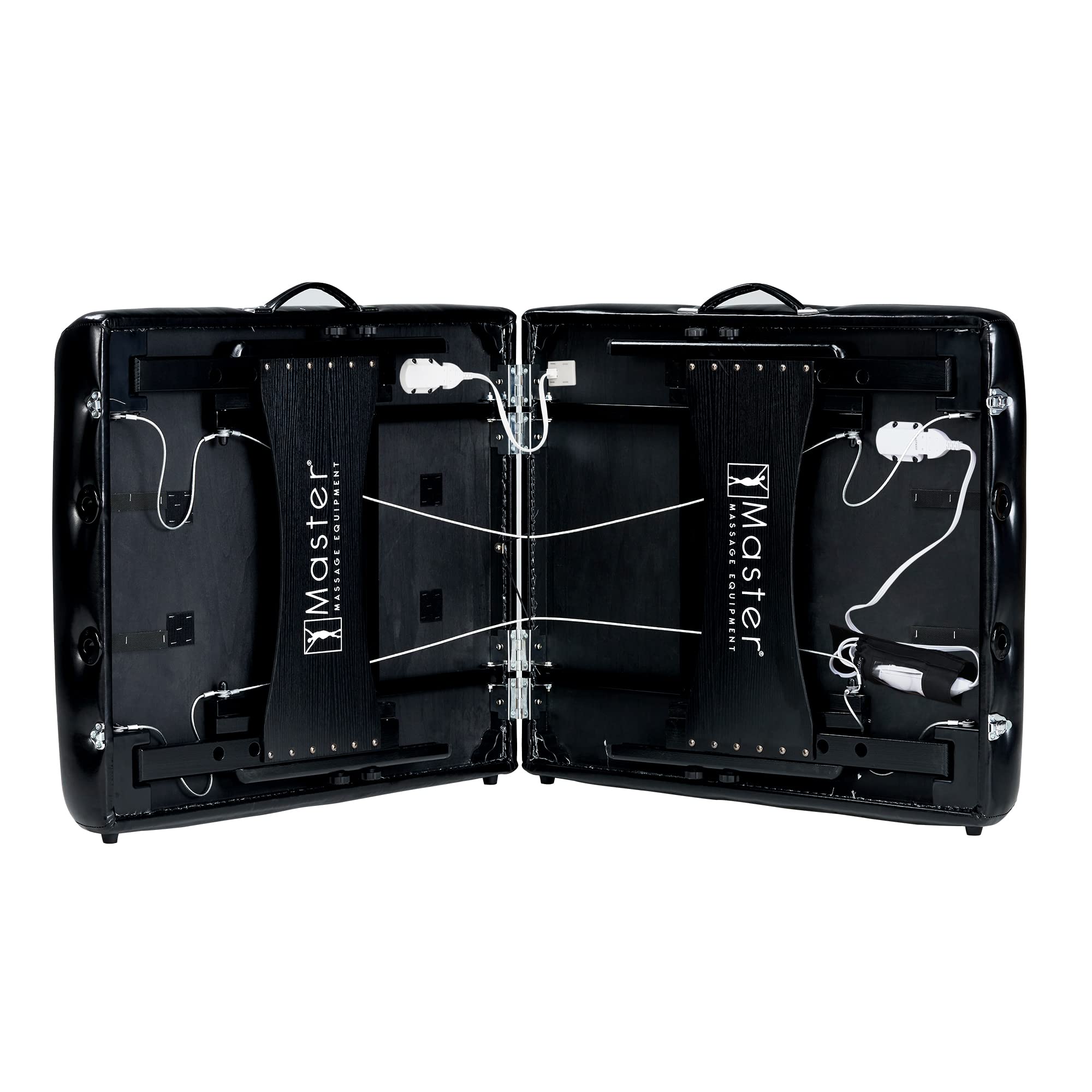 Mesa de masaje portátil Galaxy Therma Top Master Massage de 30 pulgadas Pacakge Beauty Bed Built Black 6