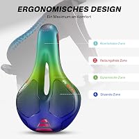 YOUNGDO Gel Kerékpár Nyereg Ergonomikus Puha Kényelmes Vízálló 2