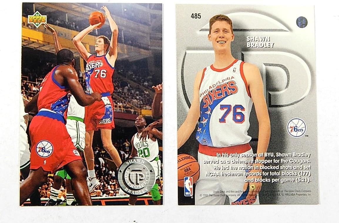 Case of (5000+) 1993-94 Upper Deck Wal-Mart Jumbos Shawn Bradley #485 - Basketball Cards