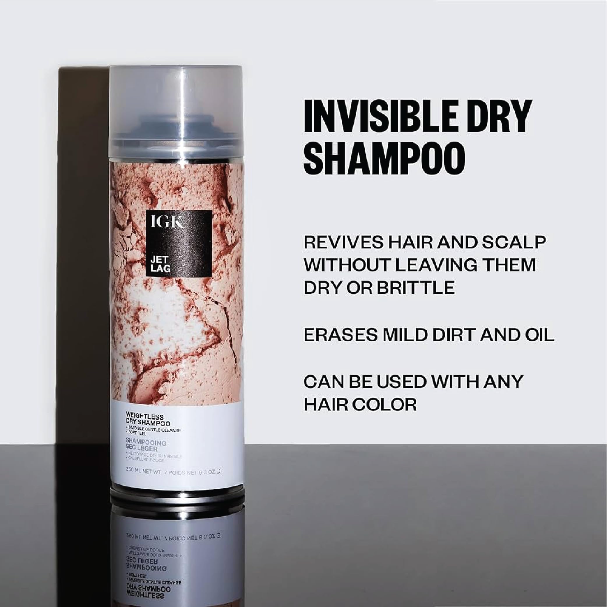 IGK Jet Lag Invisible Dry Shampoo Spray