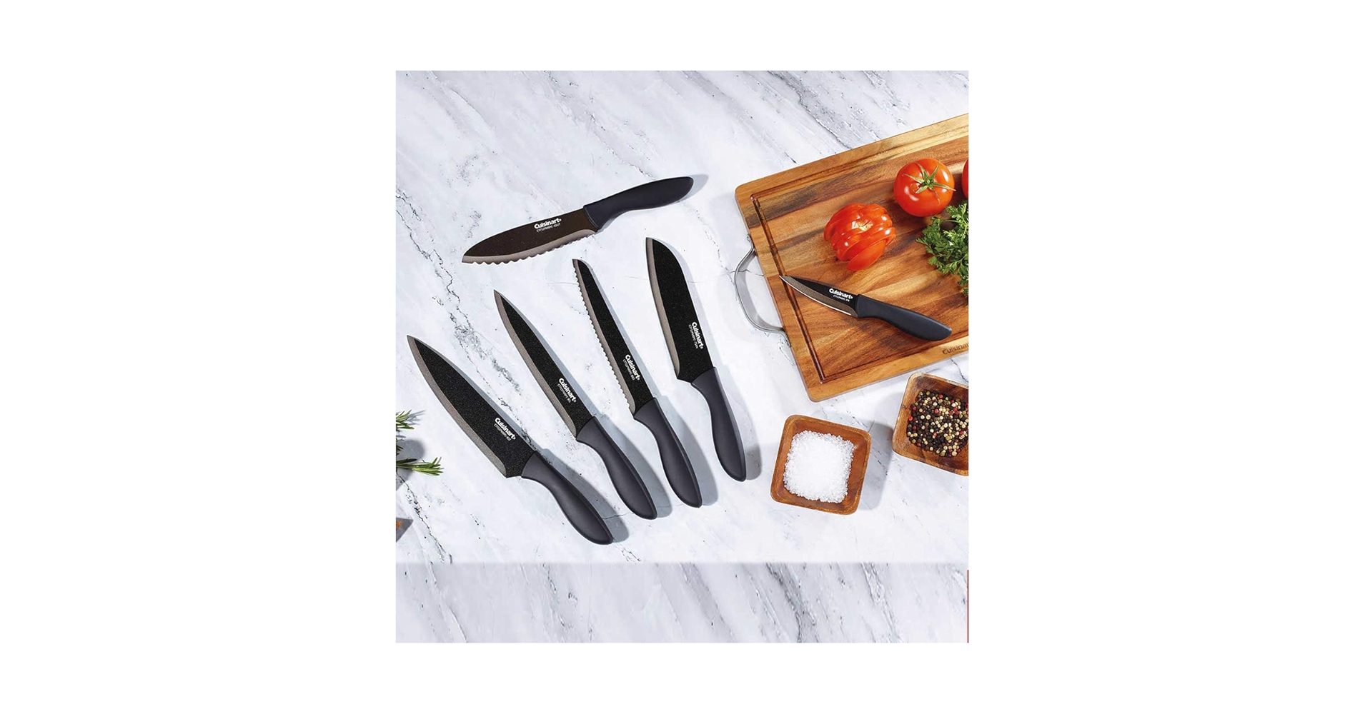 na7  新品☆クイジナートCuisinartターナー☆ブラック☆ Amazon.com: Cuisinart Black Metallic Knife Set, 6-Piece