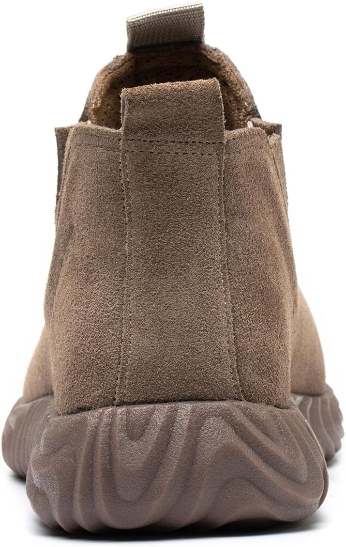 Steel Toe Shoes for Men Welding Mens Work Shoes Slip On Comfortable Safety Composite Toe Construction Boots - Image 6