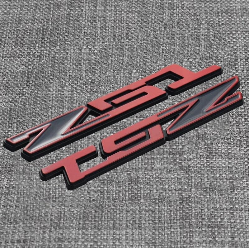 2 emblemas Z51 para coche placa 3D roja compatible con Corvette C5 C6 C7 4