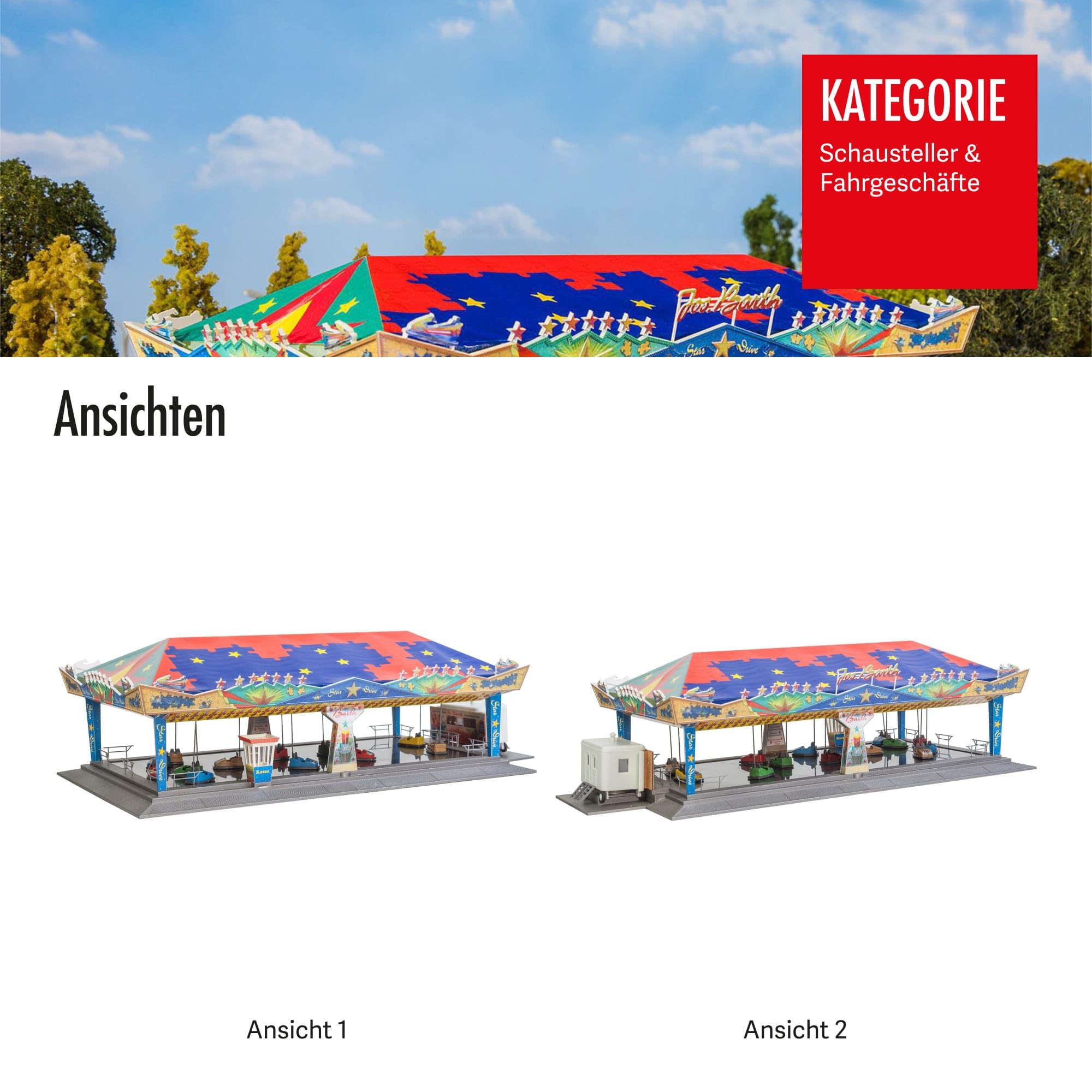 Faller 140422 H0 Autoscooter Star Drive, Taucher