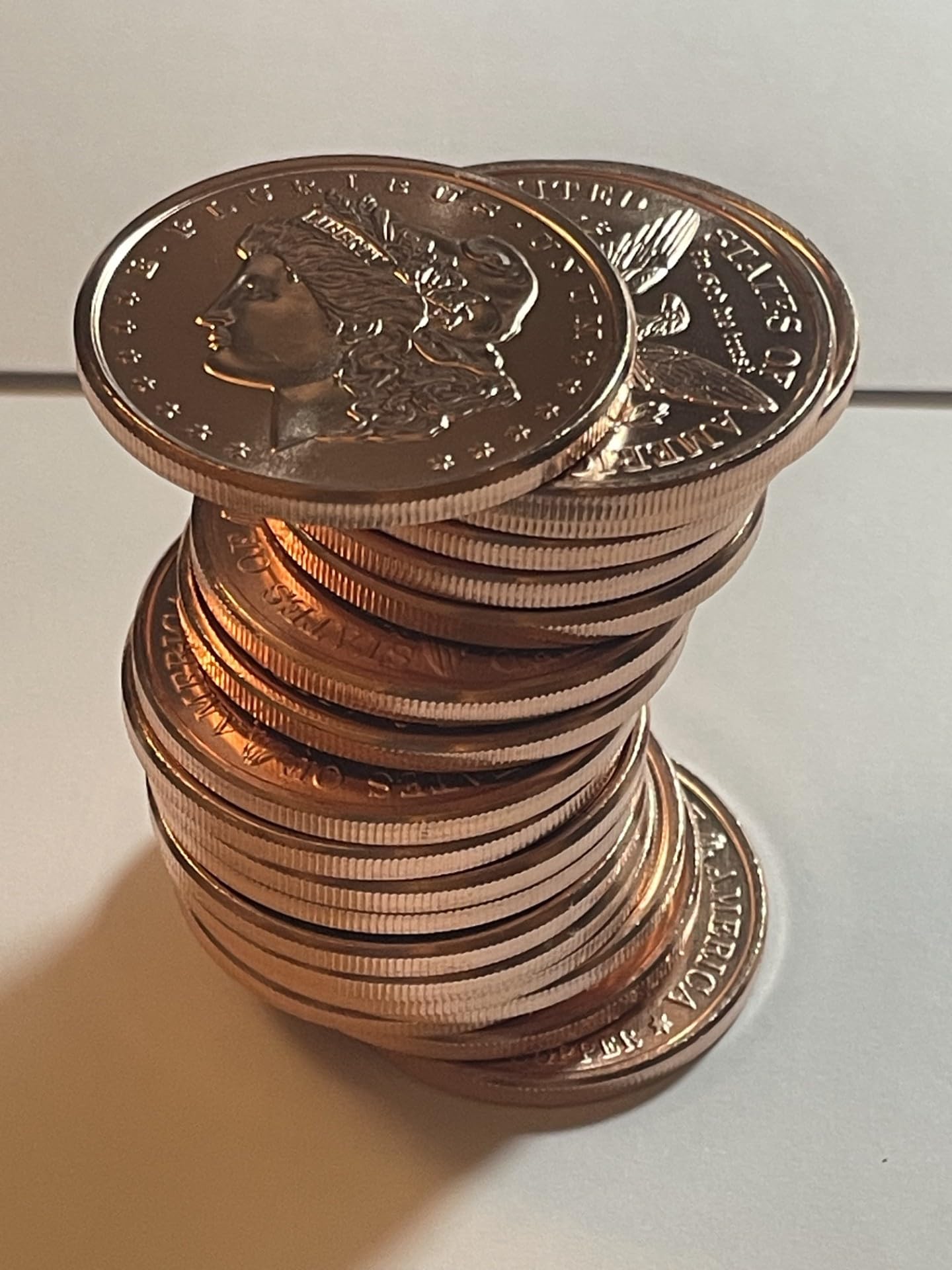 Amazon.com: 1 oz .999 Fine Copper Morgan Dollar Coin Round Bullion