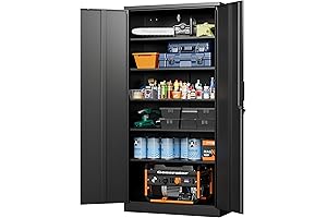 Steel Snapit Storage Cabinet 72", Locking Metal Storage Cabinet