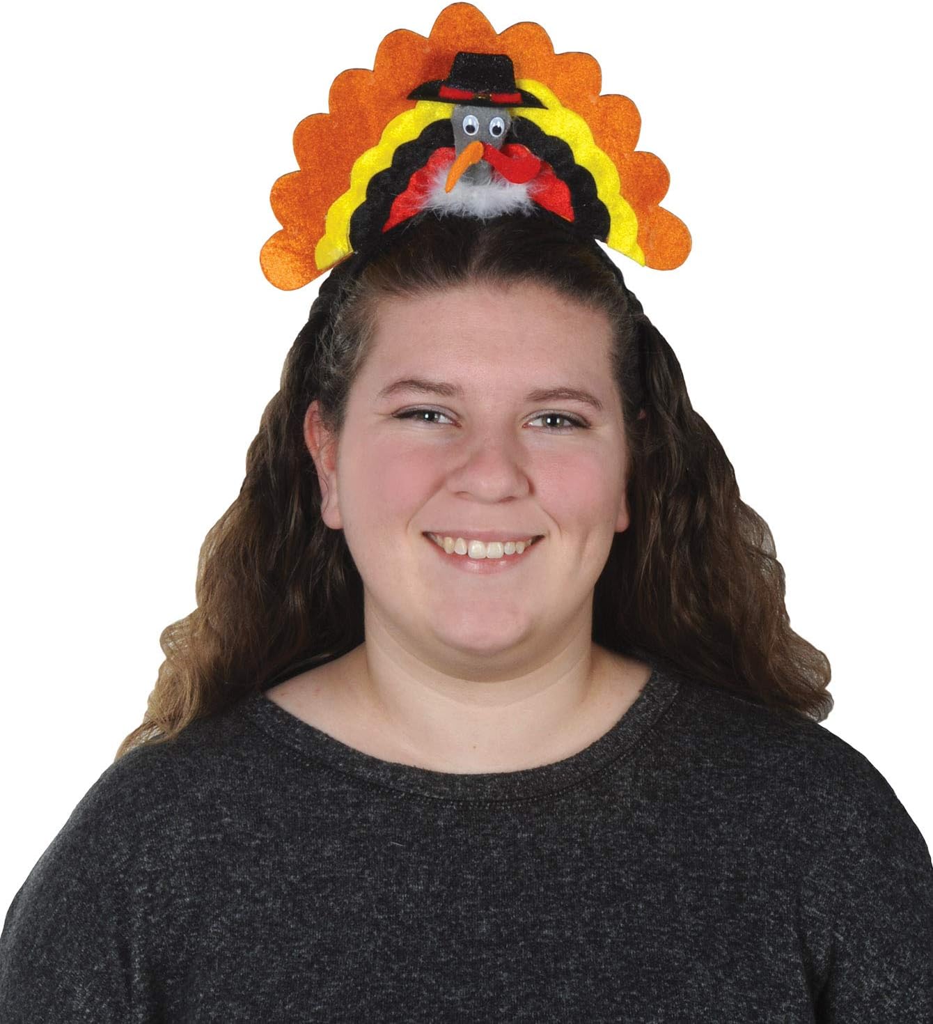 Turkey Headband Party Accessory (1 count) (1/Pkg) : Clothing, Shoes & Jewelry