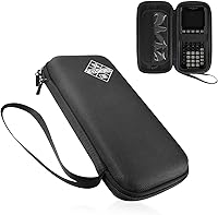 Vista 10 de Xberstar, estuche duro de EVA para guardar y transportar calculadora gráfica de Texas Instruments y otros elementos TI-84 / 83 / Plus CE, estuche