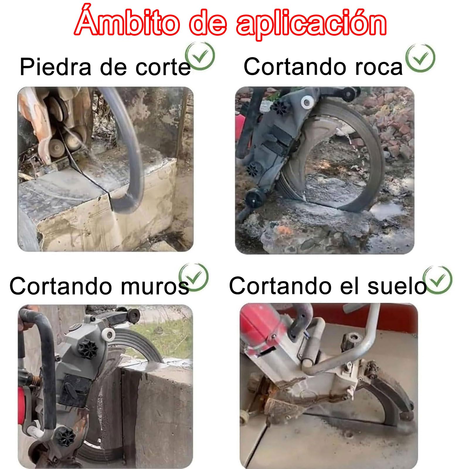 Sierra De Anillo Eléctrica Sin Escobillas para Hormigón, Sierra De Anillo De 16 Pulgadas para Ranurar Muros De Hormigón con Suministro De Agua Húmeda Y Polvo, Profundidad De Corte De 300mm