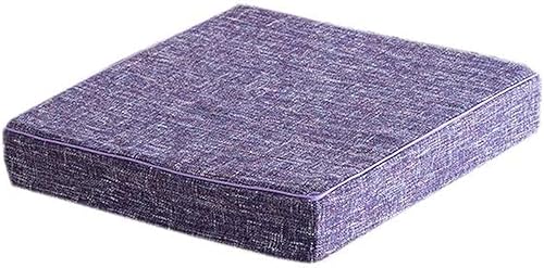 Cojín cuadrado para silla, 2.0 in de grosor, cojines de asiento para silla de comedor, antideslizante, para taburete de cocina, jardín, interior y