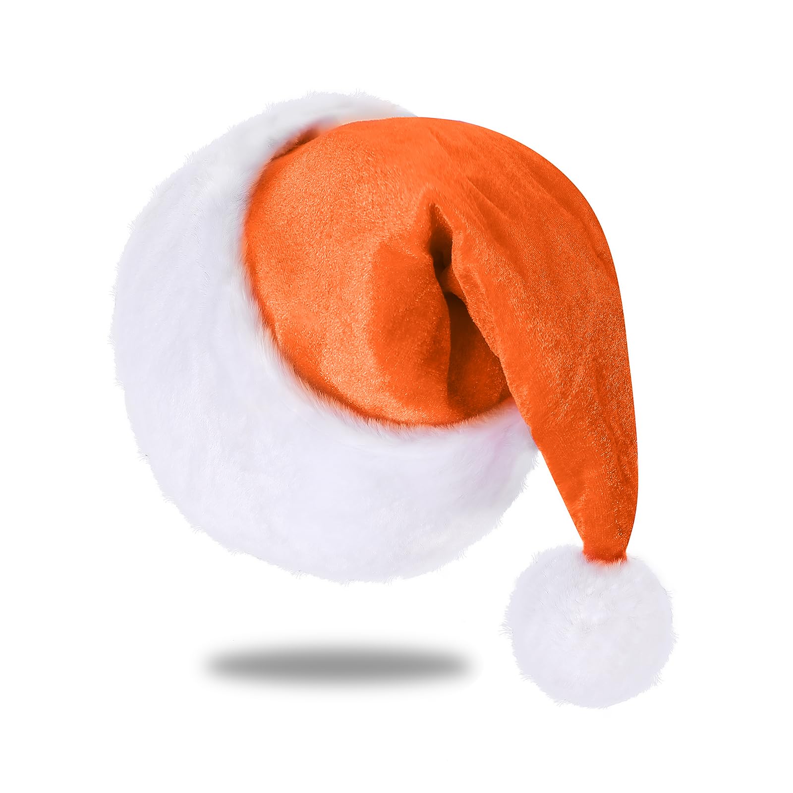 Santa Hat, Christmas Hat for Adults Unisex Velvet Comfort Xmas Hats