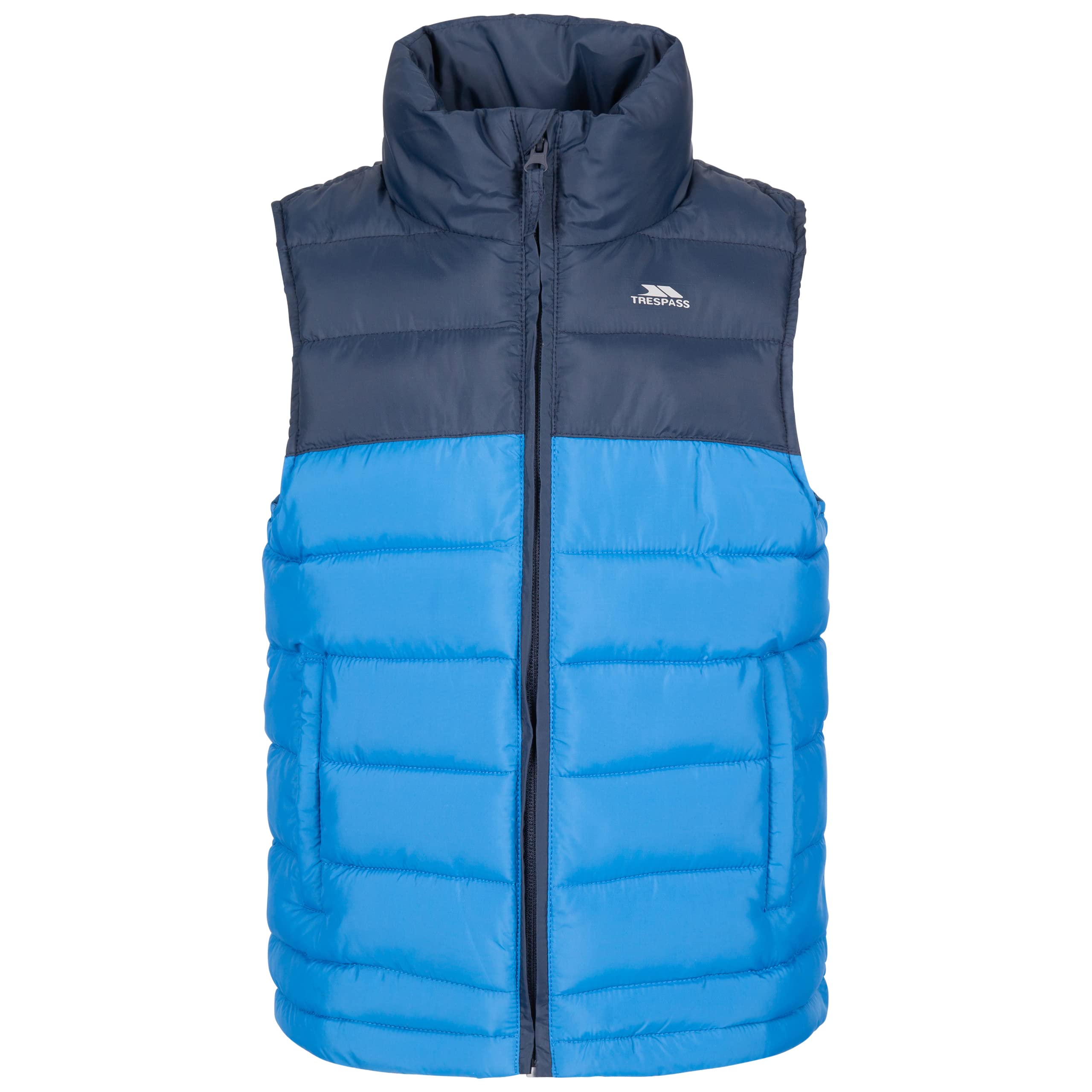 Trespass (5-6 Years, Navy) Kids Padded Gilet Bodywarmer Oskar Blue
