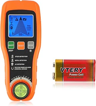 WOVTE Stud Finder Wall Scanner, 7 in 1 Electronic Stud Finder Detector, Audio Alarm and HD LCD Display for Wood, AC Wire, Metal and Screws Studs Detection