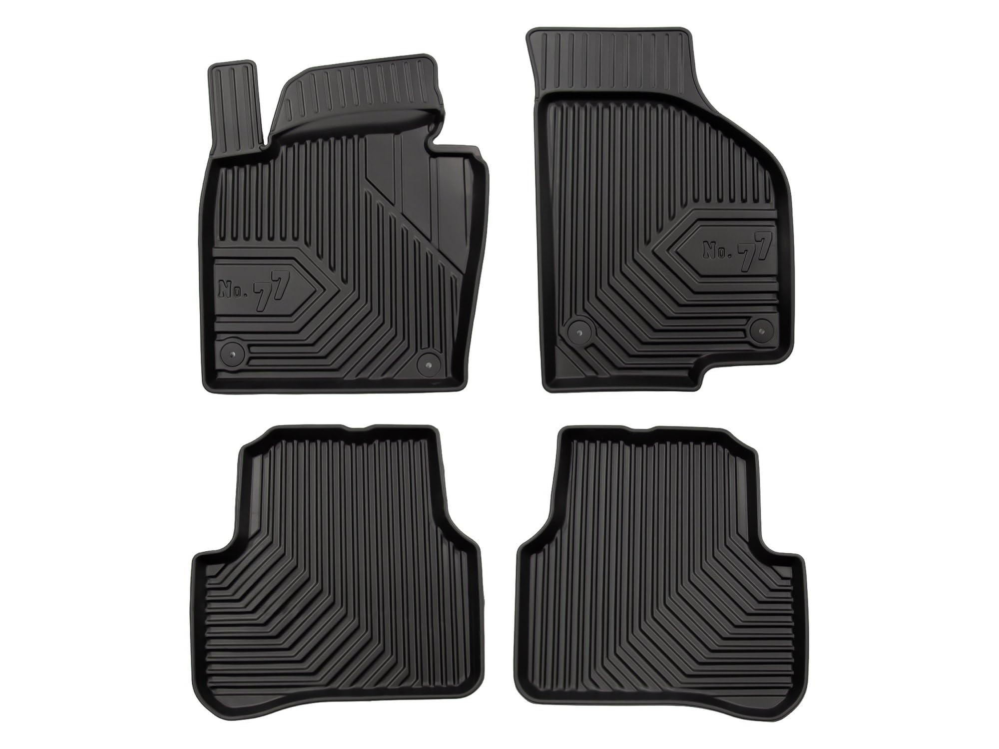 Dywaniki 3D TPE kompatybilne z Volkswagen Passat CC, komplet, NO77