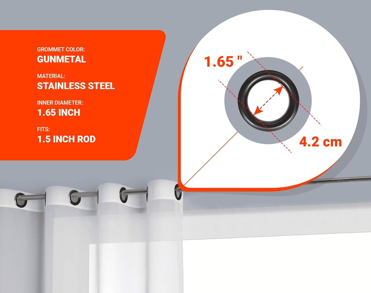 Limited Stock Linen Zone Teal Blue Extra Wide Curtains for Wall Partition. Sliding Hanging Room Dividers Come as Set of 2 Dividers for Bedroom or Can Be Used as Privacy Screen. (Evelyn 108 x 99 Teal)