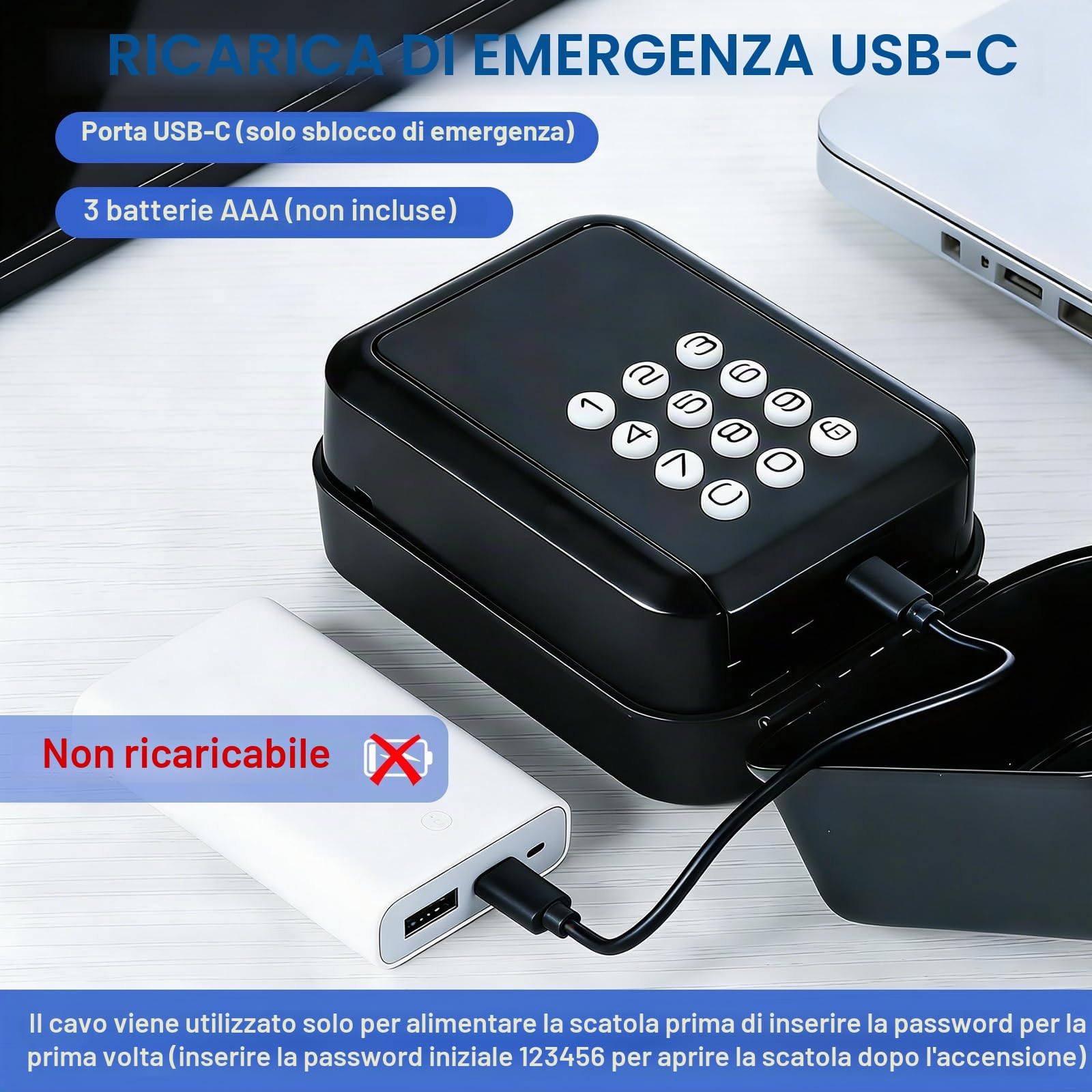 Cassaforte per Chiavi Esterno, Cassetta di Sicurezza per Chiavi Impermeabile, Grande Cassetta Portachiavi da Parete, Bluetooth cassetta Sicurezza chiavi con Codice per Casa Fattoria Garage