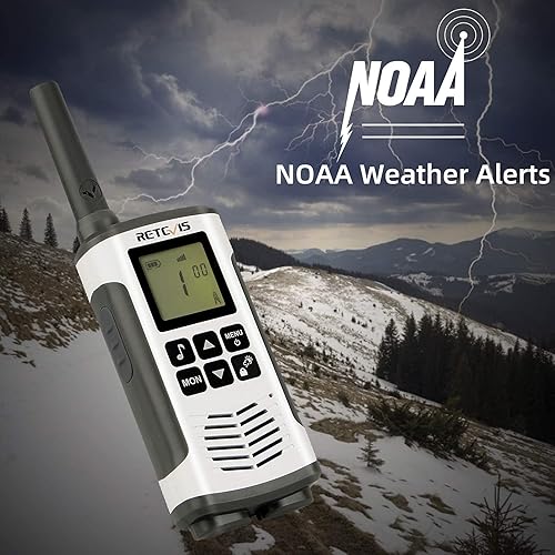 Miniatura 6 de Retevis RT628 Walkie Talkies para niños, paquete de 2 regalos para niños y niñas, paquete con Walkie Talkies recargables RT45 de radio de 2 vías de