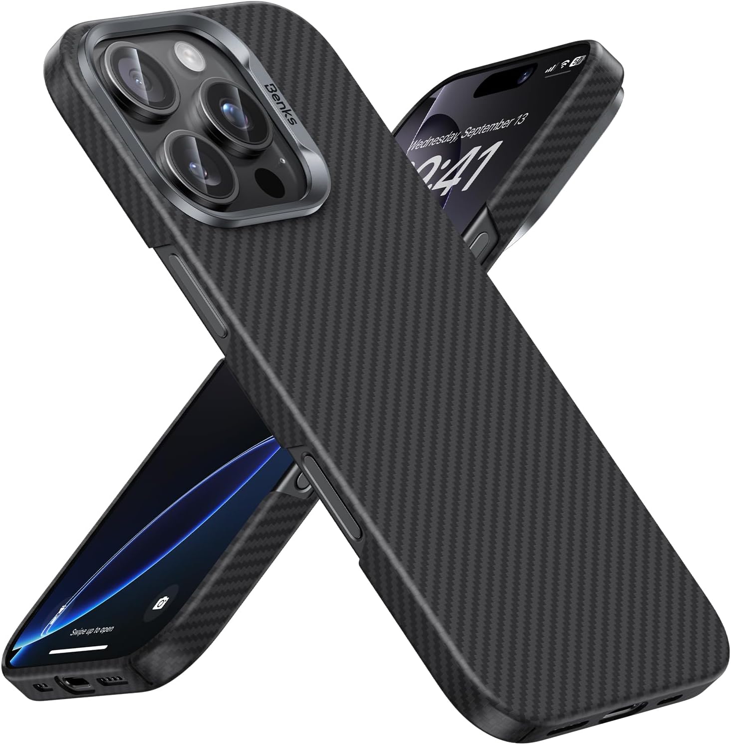 ArmorAir 600D Case for iPhone 16 Pro, [Compatible with Magsafe] Ultra Slim & Light iPhone 16 Pro Case, Built with Dupont Kevlar Aramid Fiber, Minimalist Design