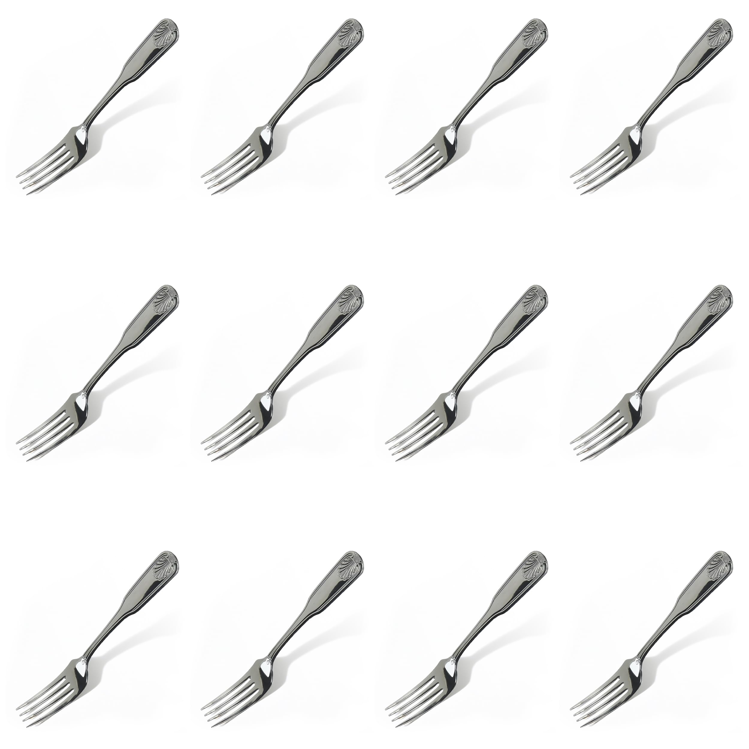 Winco St 12-Piece Toulouse Dinner Fork Set, 18-0 Extra Heavy Weight Stainless Steel, Silver — Amazon image 2