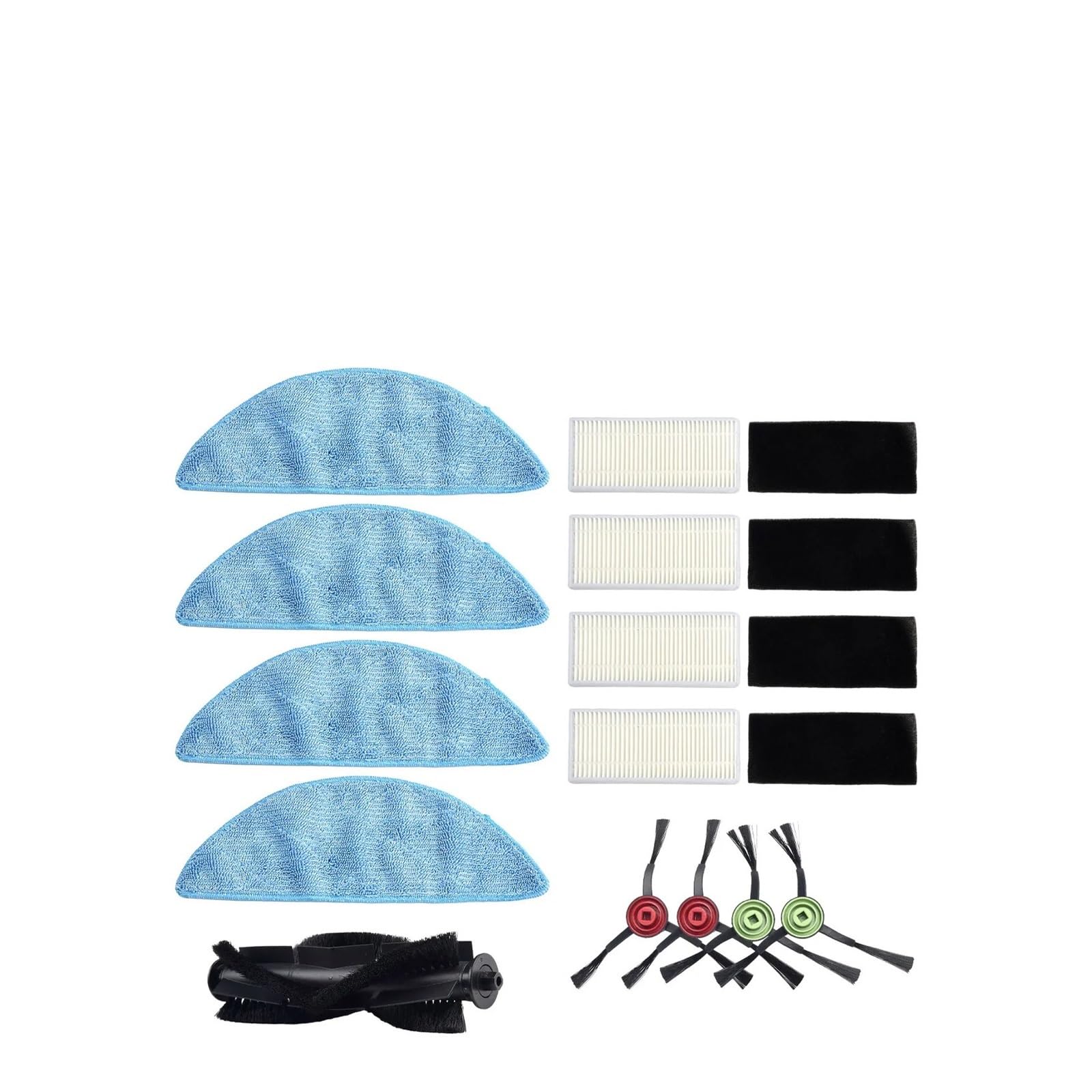 Cepillo Rodillo Compatible con Cecotec Conga Eternal Pet MAX X-Treme Repuestos De Aspiradora Cepillo Rodillo Filtros Cepillo Lateral Paño Mopa
