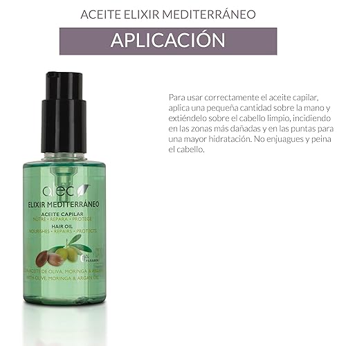 Miniatura 5 de ALEA - Aceite para el cabello - Elixir mediterráneo - 4.4 fl oz - Nutrie, repara y protege el cabello - Ayuda a reducir la apariencia de puntas