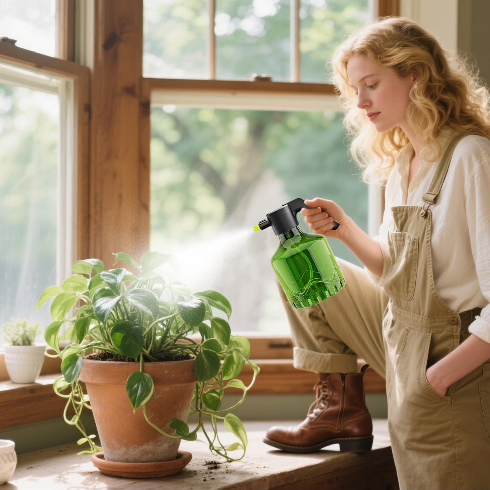 Pulvérisateur de Jardin 1.9 litres Portable et Rechargeable