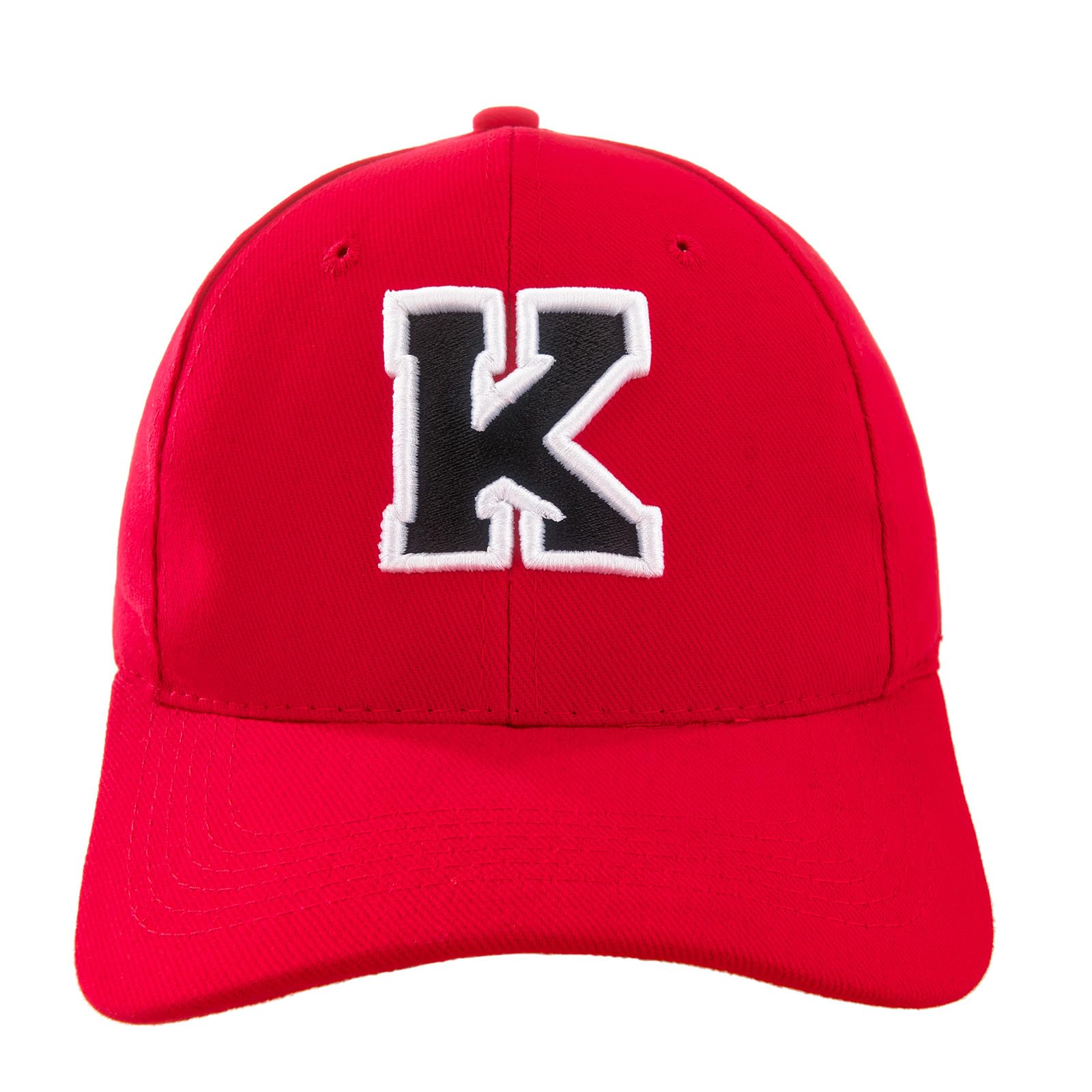 4Sold Boys K Ids Casual Cotton Baseball Cap Alphabet A-Z Red Caps Blac Letter Snap Bac Hat Hats Snapbac