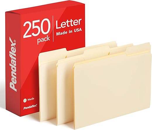 Best letter size manila folders