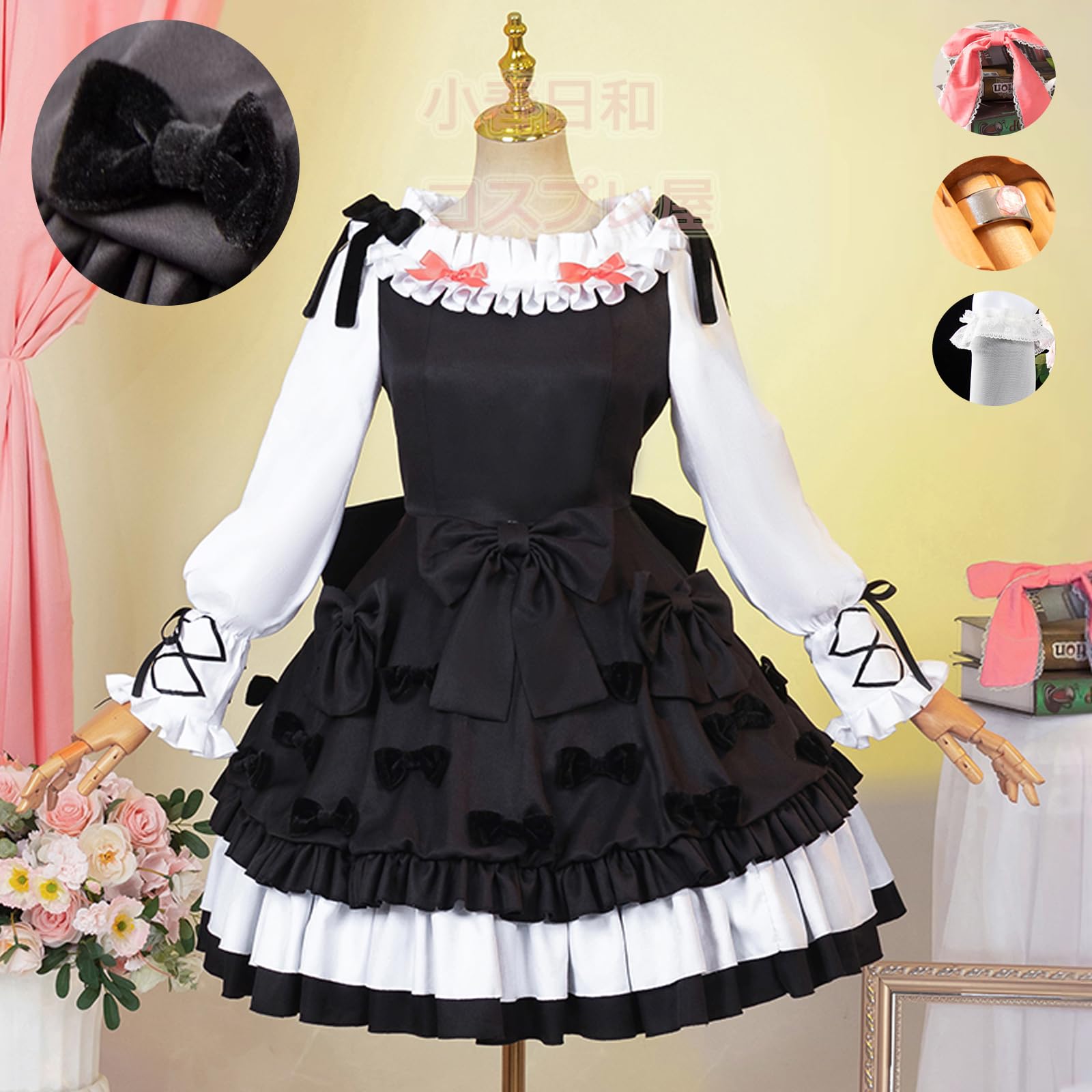 暁美ほむら　コスプレ衣装　フルセット　ウィッグ　まどマギ Amazon.co.jp: コスプレ衣装 フルセット ウィッグを追加可能 まどか