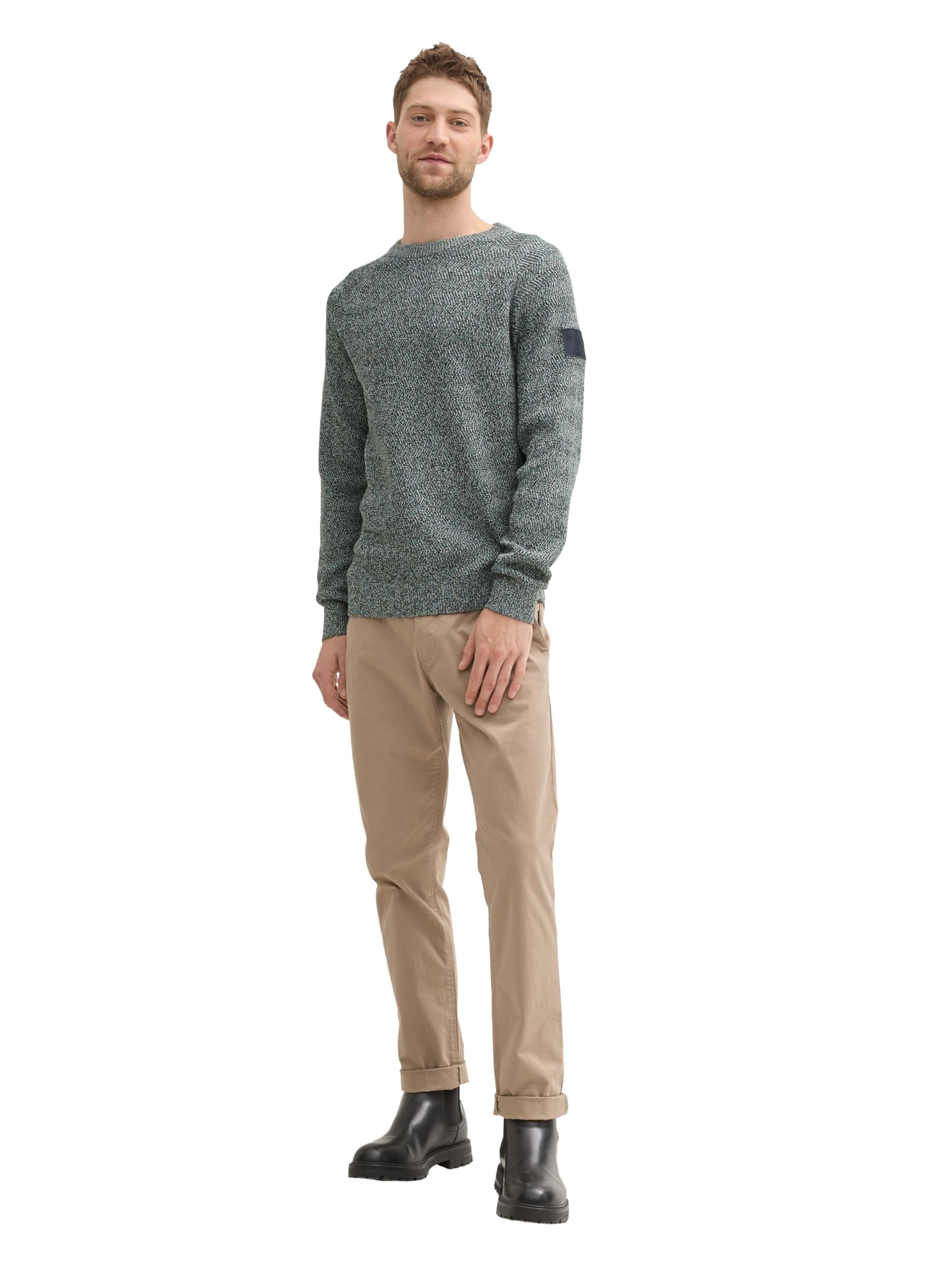 TOM TAILOR Sweter pullover Mężczyźni 1043273