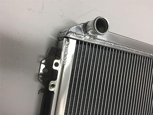 Miniatura 4 de RADIADOR DE ALUMINIO DE 2 FILAS PARA TOYOTA SURF HILUX 2.42.0 LN130 DIESEL ATMT 1988 1989 1990 1991 1992 1993 1994 1995 1996 1997 Después. Reemplazo