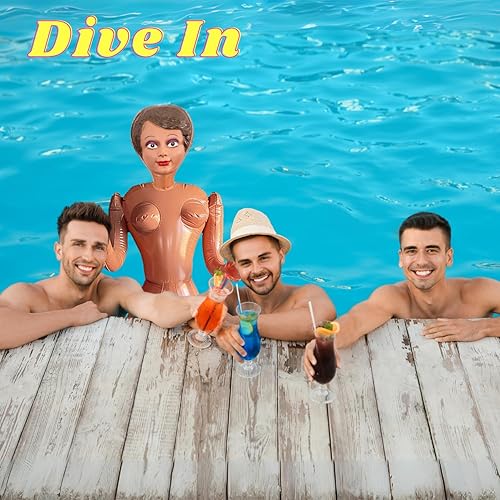 Miniatura 14 de merrimix Muñeca inflable de 59 pulgadas, regalos de broma para hombres y mujeres, despedidas de soltero, despedidas de soltero, regalos