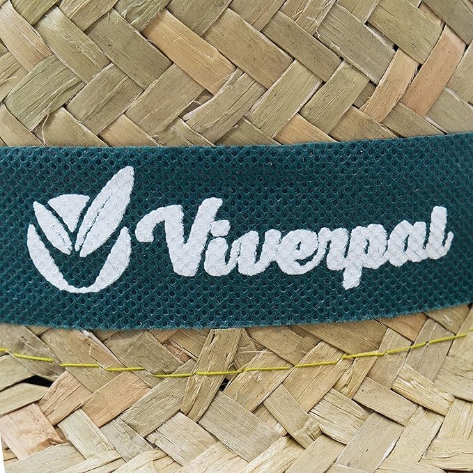 Sombreros de Paja Personalizados - Pack 100 Gorros Estilo Tirolés con Logo o Frase - Color de la Cinta a Elegir - Sombrero Hombre y Mujer para Eventos