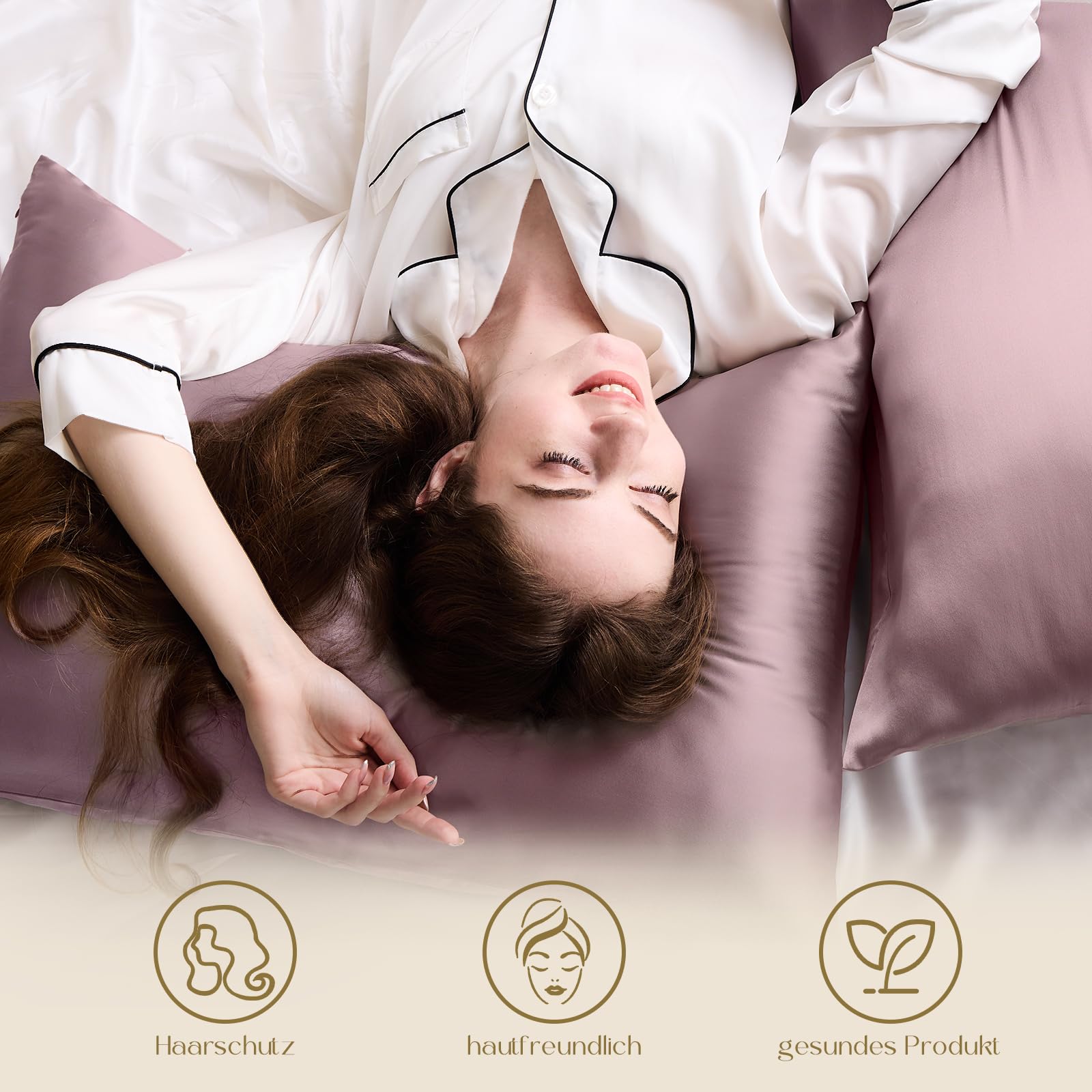 ZIMASILK 100% Mulberry Silk Pillowcase for Hair and Skin Health Both Sides 19 Momme Premium Grade 6A Silk, Soft & Smooth - Image 4