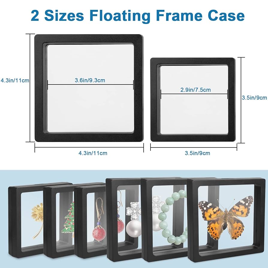 Amazon.com: Linkstyle 10PCS 3D Floating Frame Display Stand