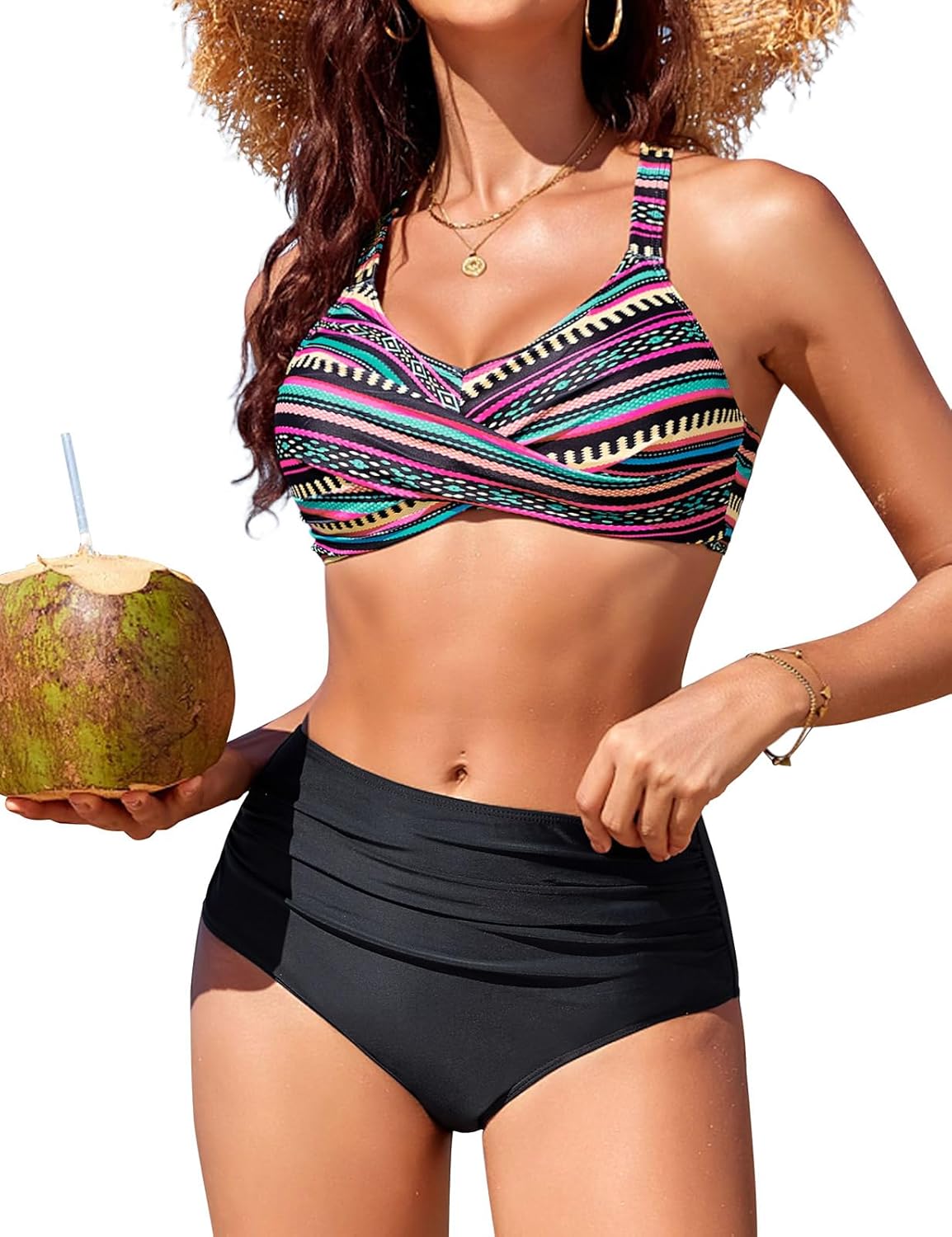 RITOSTA Bikini's voor dames, hoge taille, push-up bikiniset