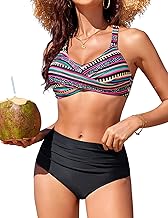 Women's Bikini Swimsuit Two Piece Push Up Sets Bikinis V Neck Set Swimwear Reducer Sexy Biquini High Waist Beach Bikini