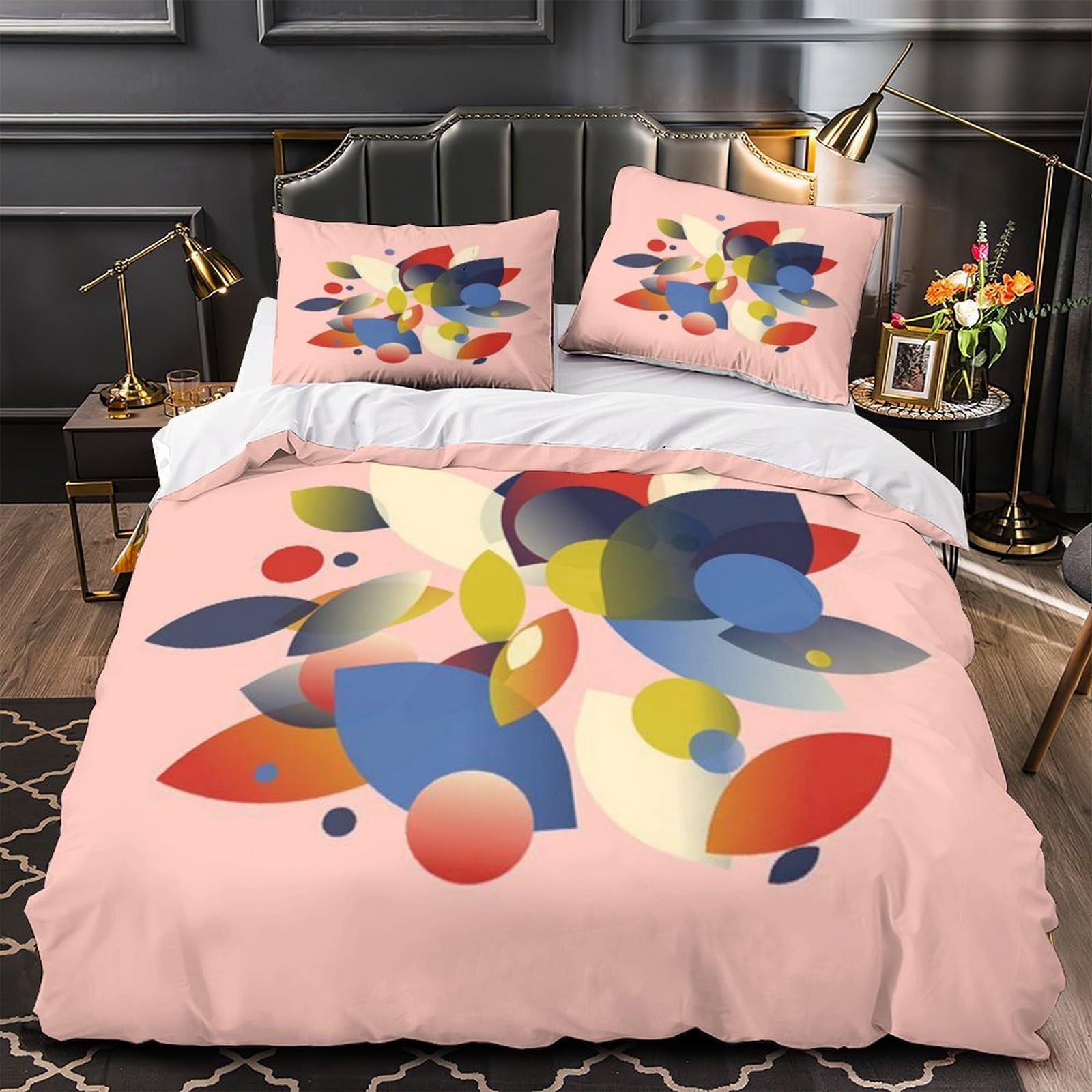 Housse de couette hypoallergénique microfibre douce à fermeture éclair