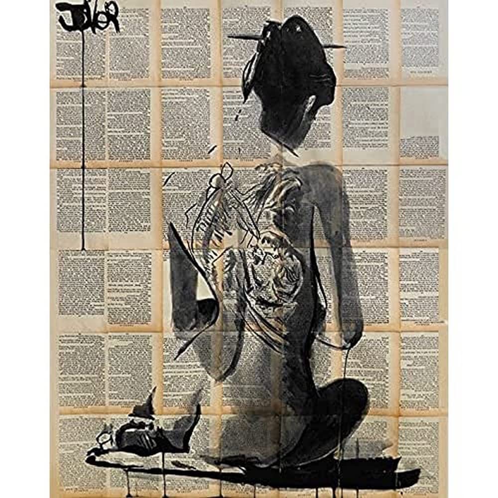 JAKO Loui Jover Path Canvas Print, Multi-Colour, 40 x 50 cm