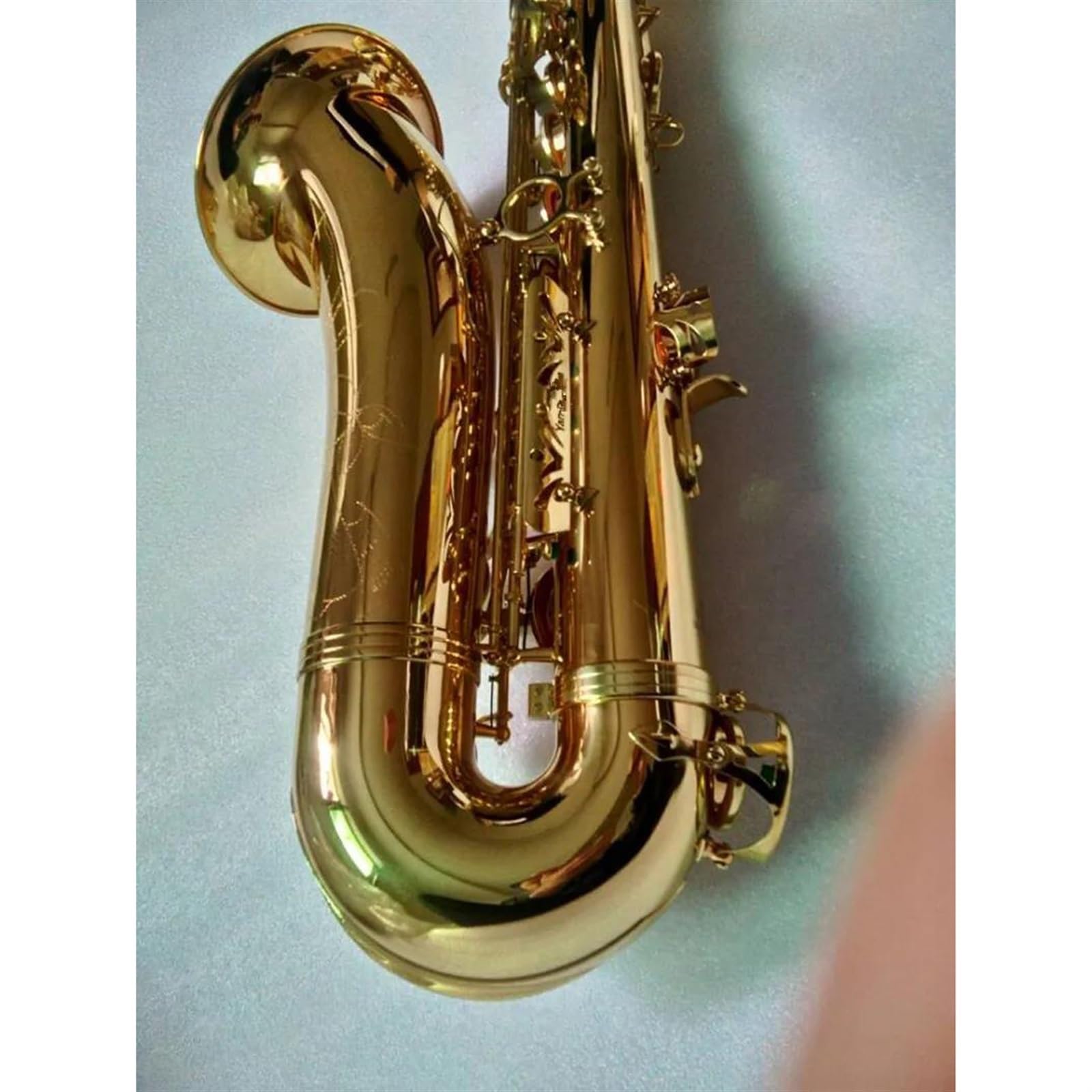 Profesjonalny Saksofon Tenorowy Tenorowy Bb Grający Na Złotym Saksofonie Tenorowym Elektroforetycznym Z Ustnikiem profesjonalny Saksofon