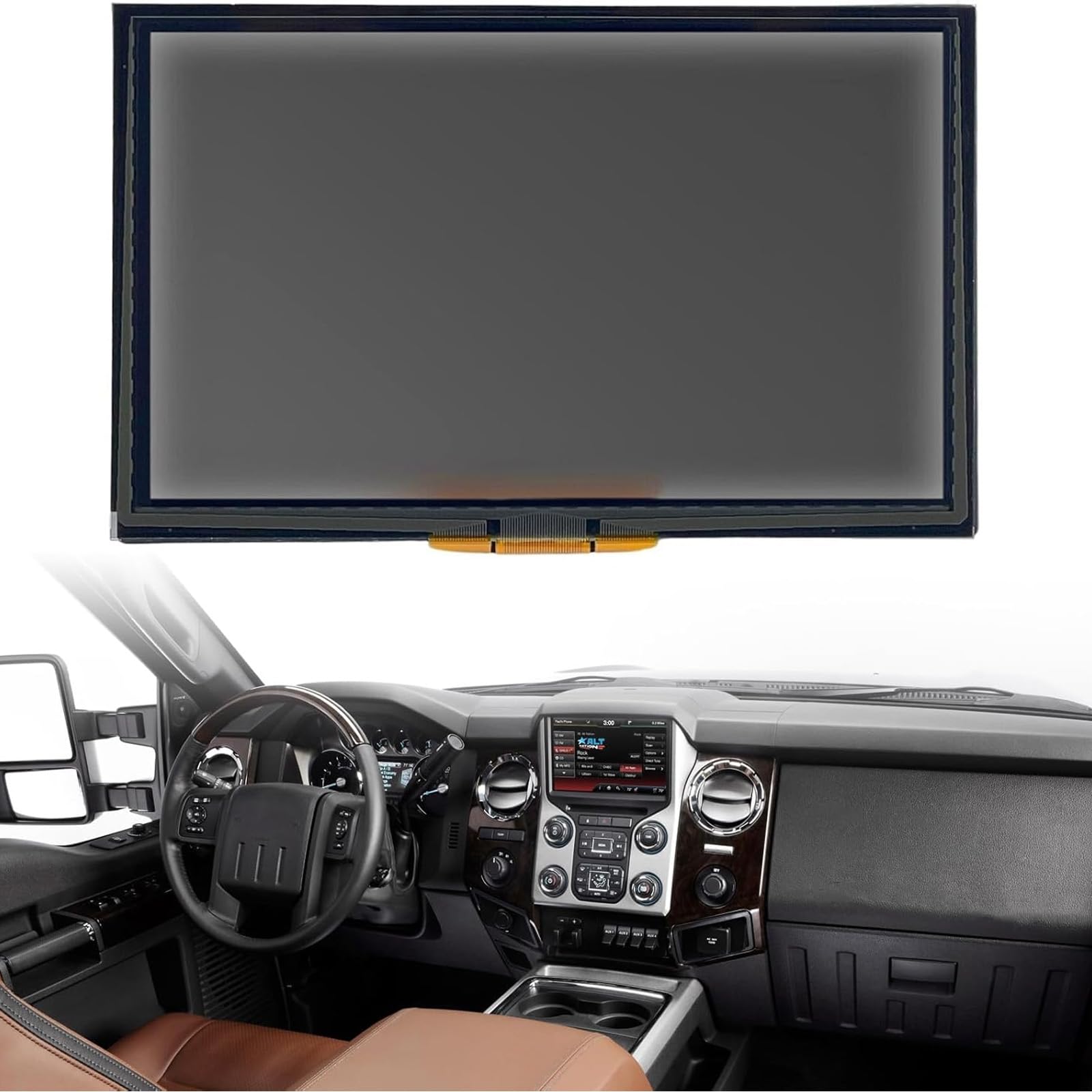 Remplacement d ' écran d ' Affichage à Cristaux liquides d ' Automobile LQ080Y5DZ05 pour Le Moniteur d ' Affichage de Navigation Radio de véhicule Panneau Facile à Installer