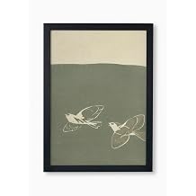 O yo  Sketchbook O yo  manga Pl.49 1903 Framed Poster Print | Japanese Traditional Framed Poster Print | Wall Art, Home Decor Various Sizes