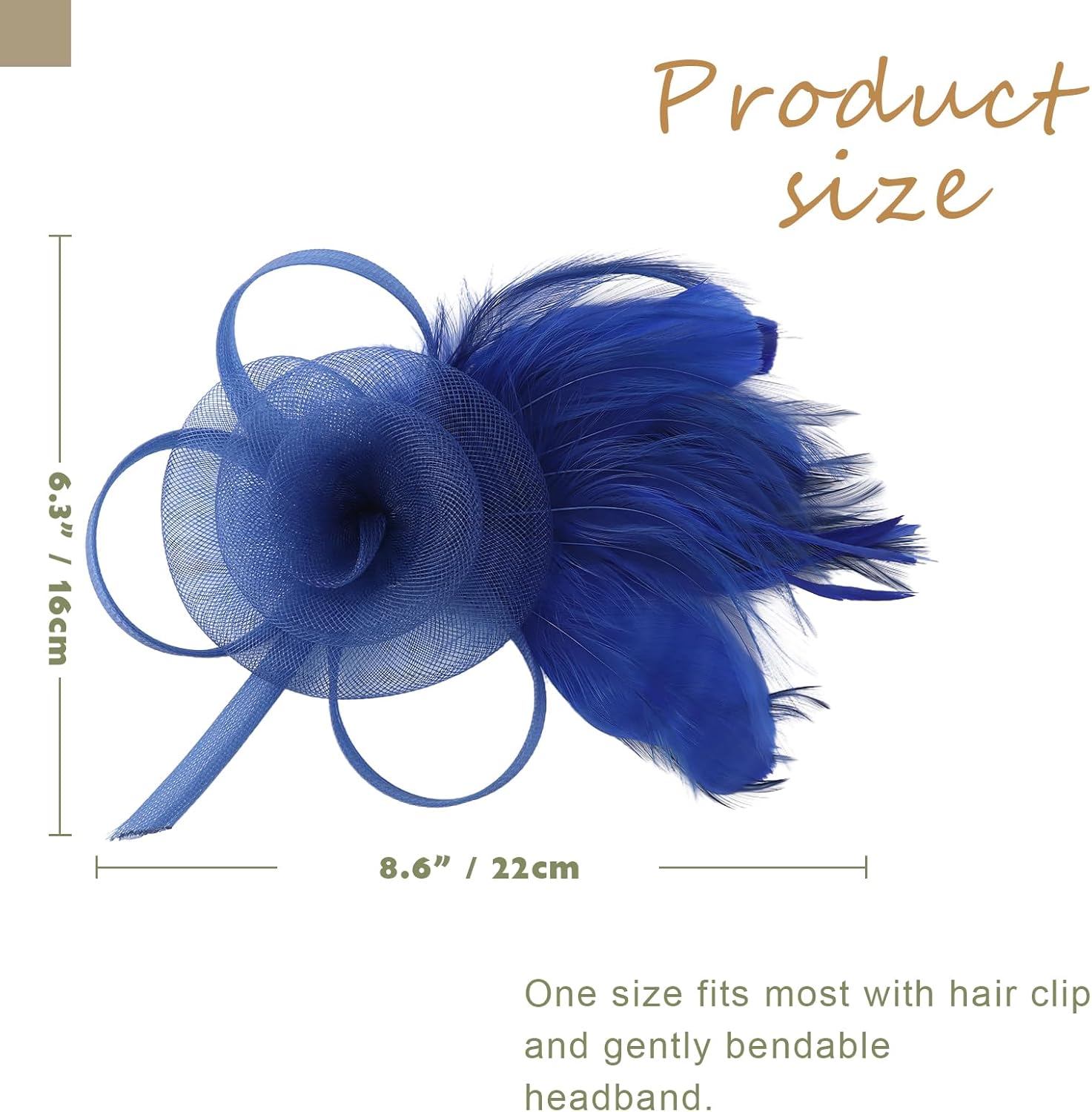 DRESHOW Fascinators Hats for Women Tea Party Fascinator Hats Vintage 50s Headwear Cocktail Wedding Church Derby Hat - Image 4