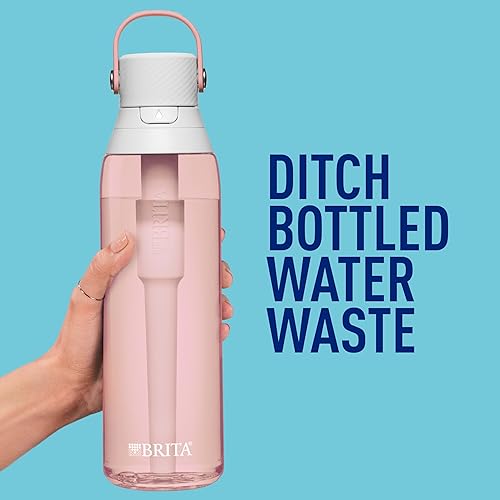 Miniatura 4 de Brita Botella de agua filtrante de plástico duro de alta calidad, sin BPA, reutilizable, reemplaza 300 botellas de agua de plástico, el filtro dura