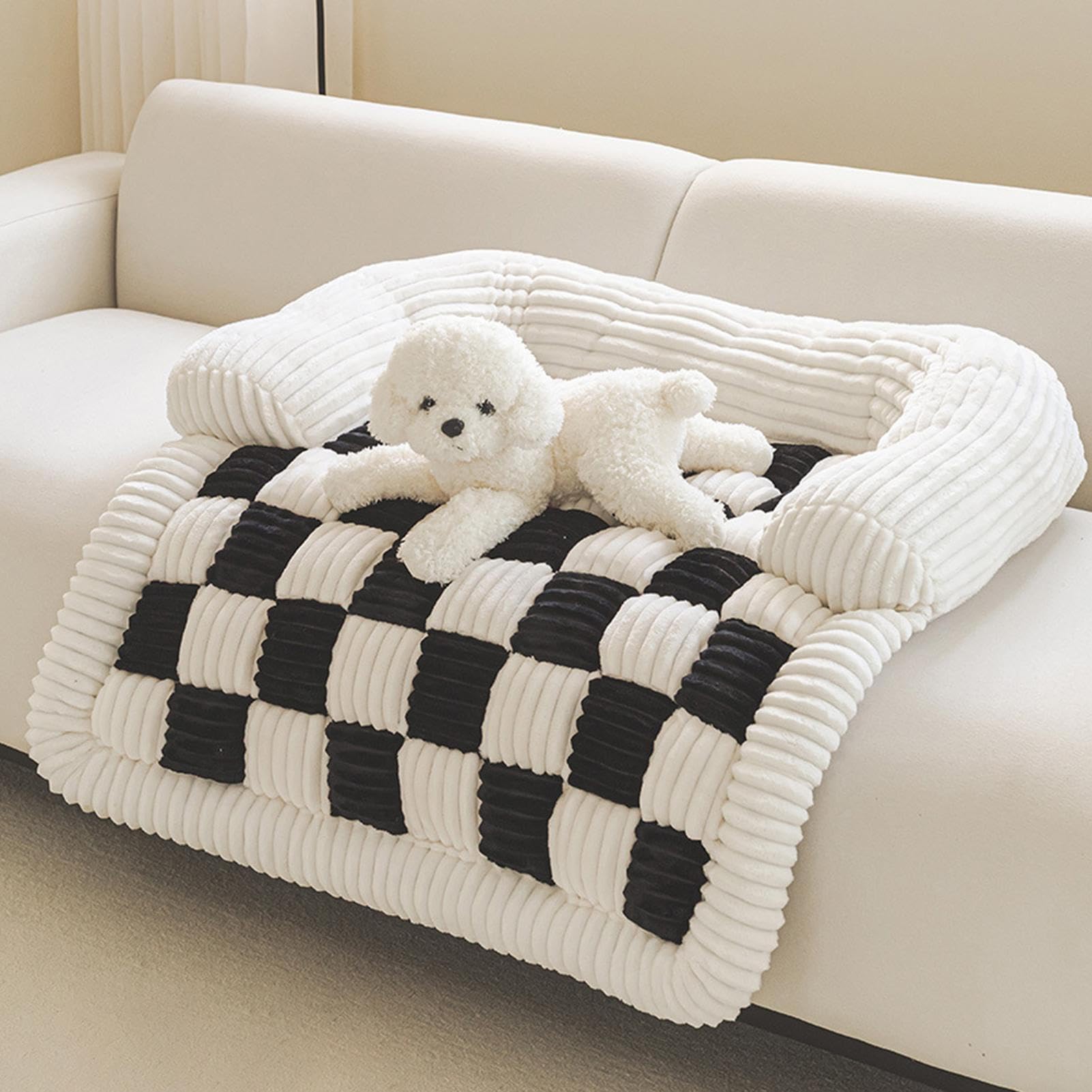 Copertura Per Divano Per Cani Cuscino In Flanella Antiscivolo 70 Cm | Lavabile Copertura Per Divano Per Animali Domestici Per Protezione Mobili Interni Gatto Cucciolo Sonno Rilassamento