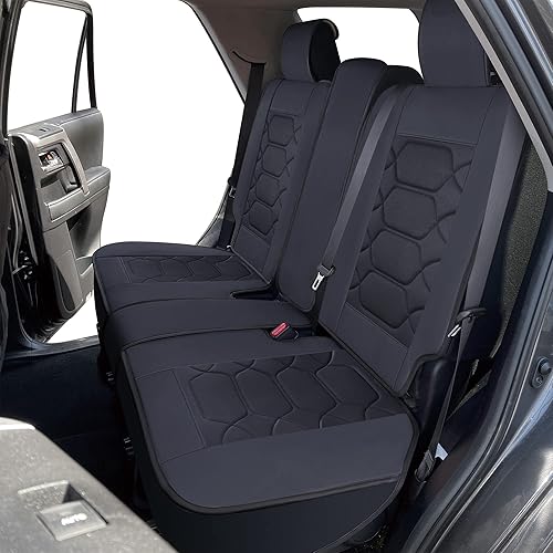 Miniatura 4 de OASIS AUTO Dodge Ram Accessories Fundas de asiento 2009-2025 de cuero de ajuste personalizado para camión, cojín 1500-2500-3500 Crew Double Super